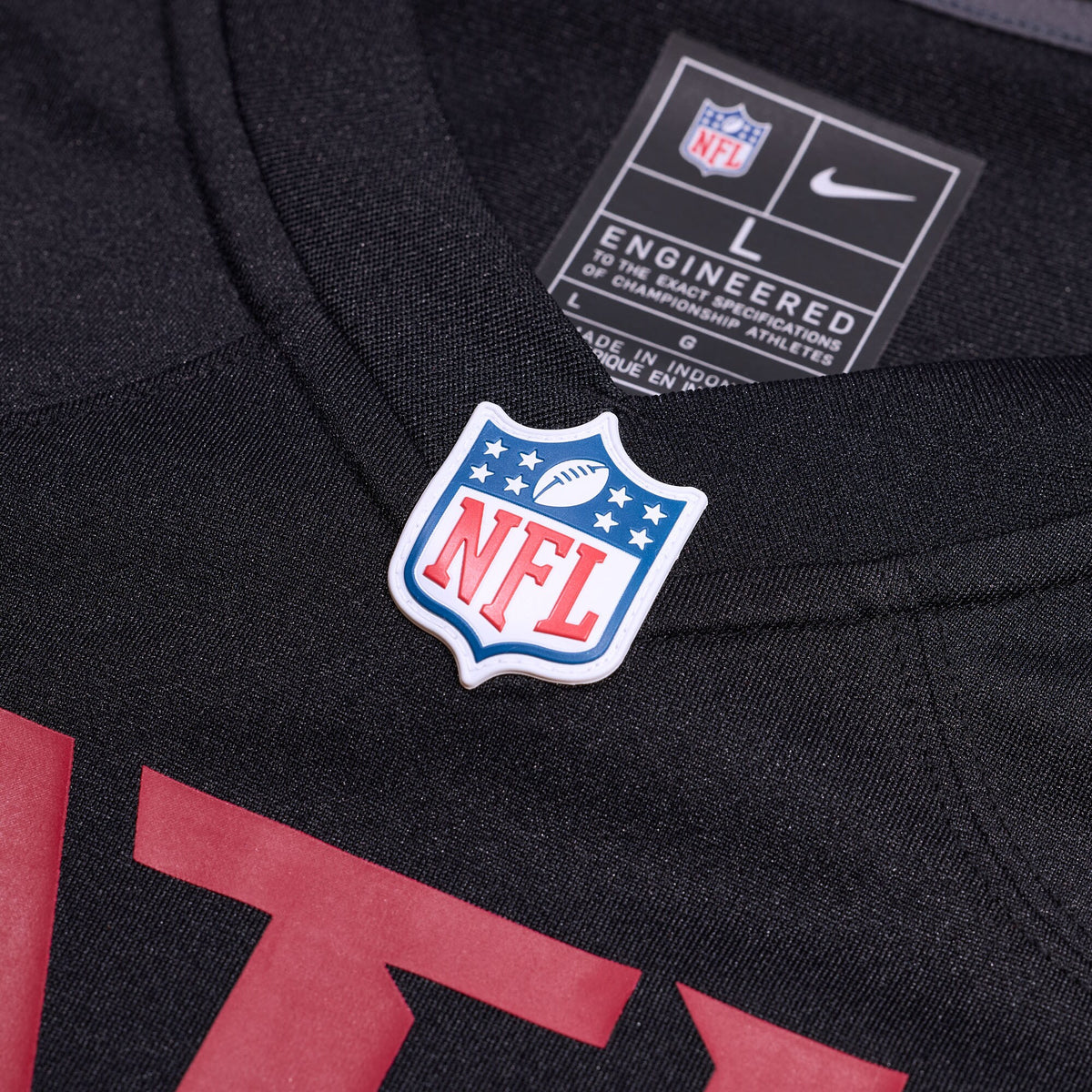 Atlanta Falcons Kyle Hinton Black Team Game Jersey