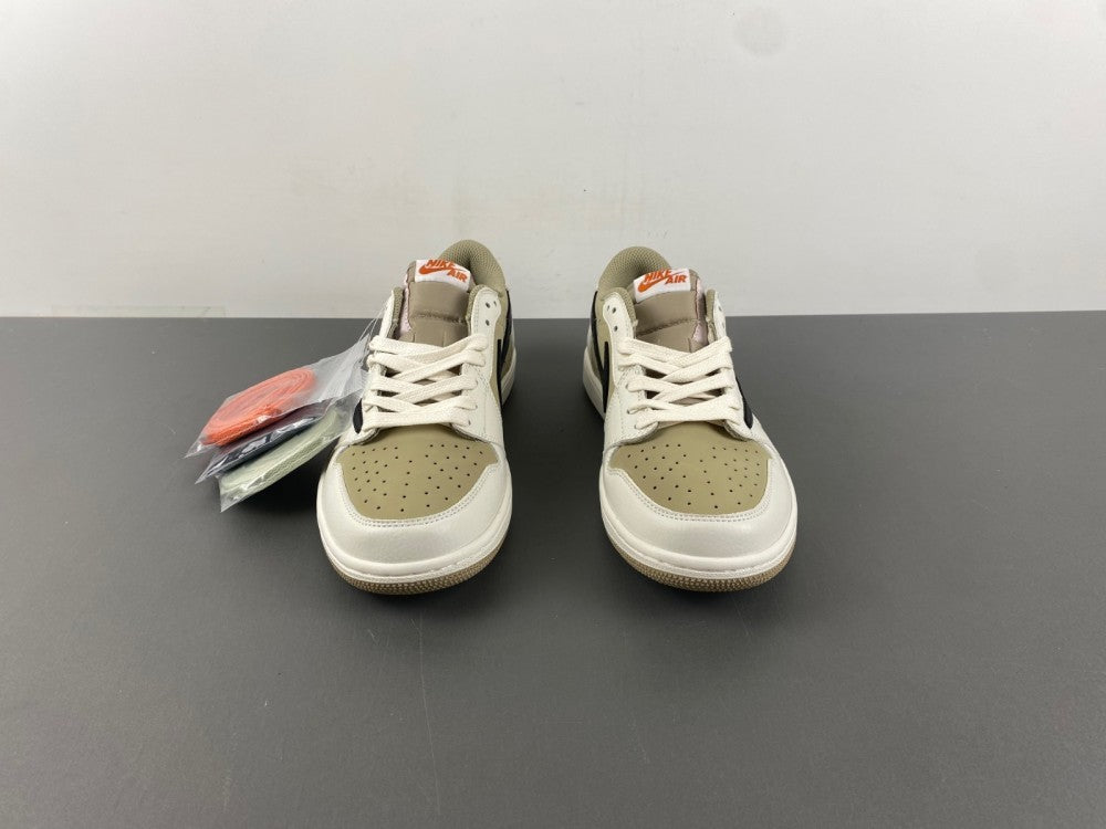 Low Top Sneakers, White Black Green Colorway, Reverse Hook Design, Lace Up Design, Casual Gift for Sneaker Fans