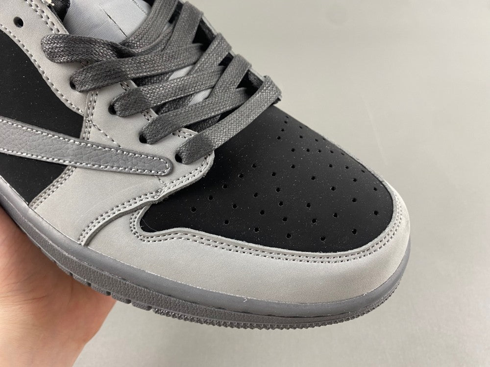 Low Top Sneakers, Black Gray Colorway, Reverse Hook Design, Lace Up Design, Casual Gift for Sneaker Fans