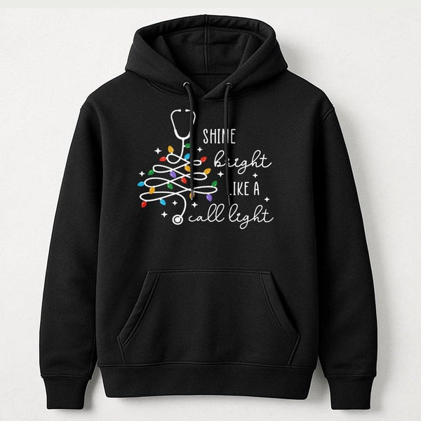 Stethoscope Tree Holiday Hoodie, Christmas Nurse Hoodie, Healthcare RN Sweatshirt, Nursing Student Medical Pullover Hoodie, X