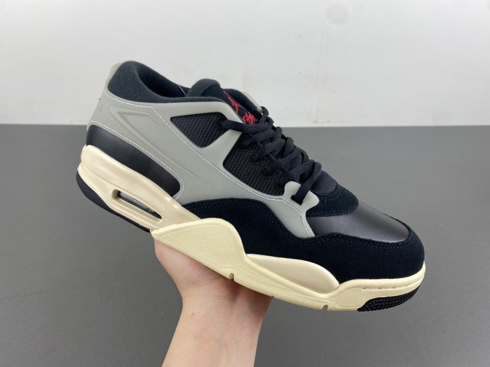 Low Top Sneakers, Black Gray Colorway, Lace Up Design, Casual Gift for Sneaker Fans
