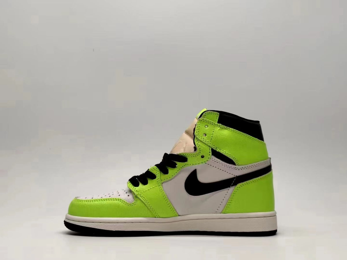 Sneakers, Neon Green Colorway, Lace Up Design, Casual Gift for Sneaker Fans