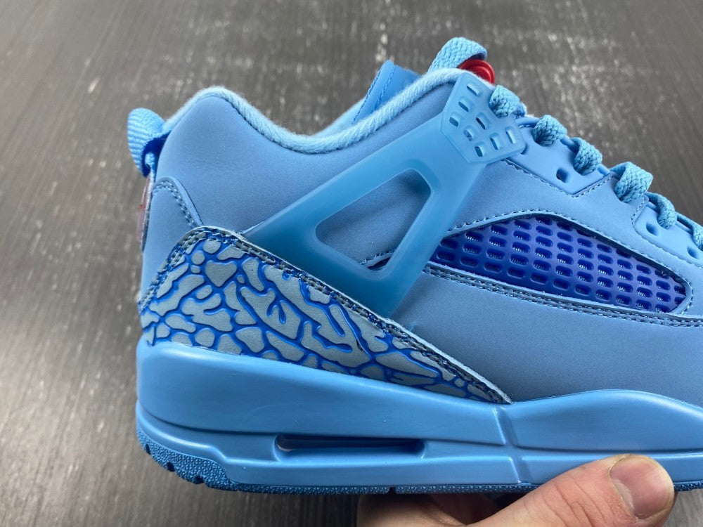 Low Top Sneakers, Blue Colorway, Lace Up Design, Casual Gift for Sneaker Fans