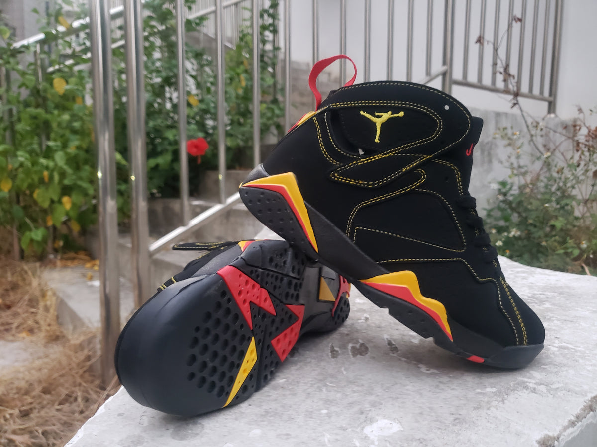 Sneakers, Black Yellow Colorway, Lace Up Design, Casual Gift for Sneaker Fans