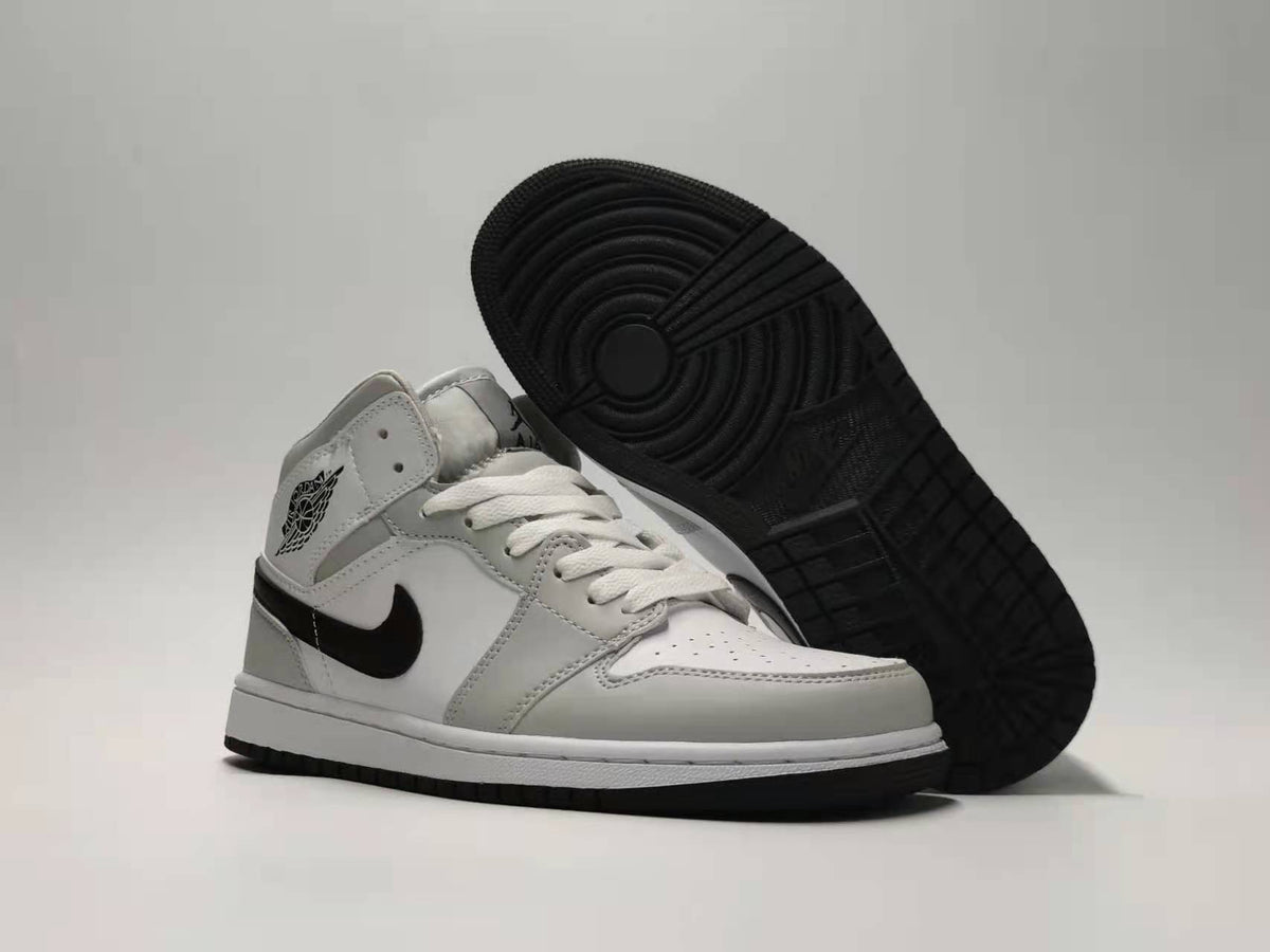 Sneakers, White Gray Colorway, Lace Up Design, Casual Gift for Sneaker Fans
