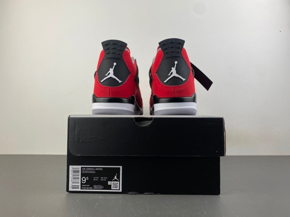 Mid Top Sneakers, Red Black Colorway, Lace Up Design, Casual Gift for Sneaker Fans
