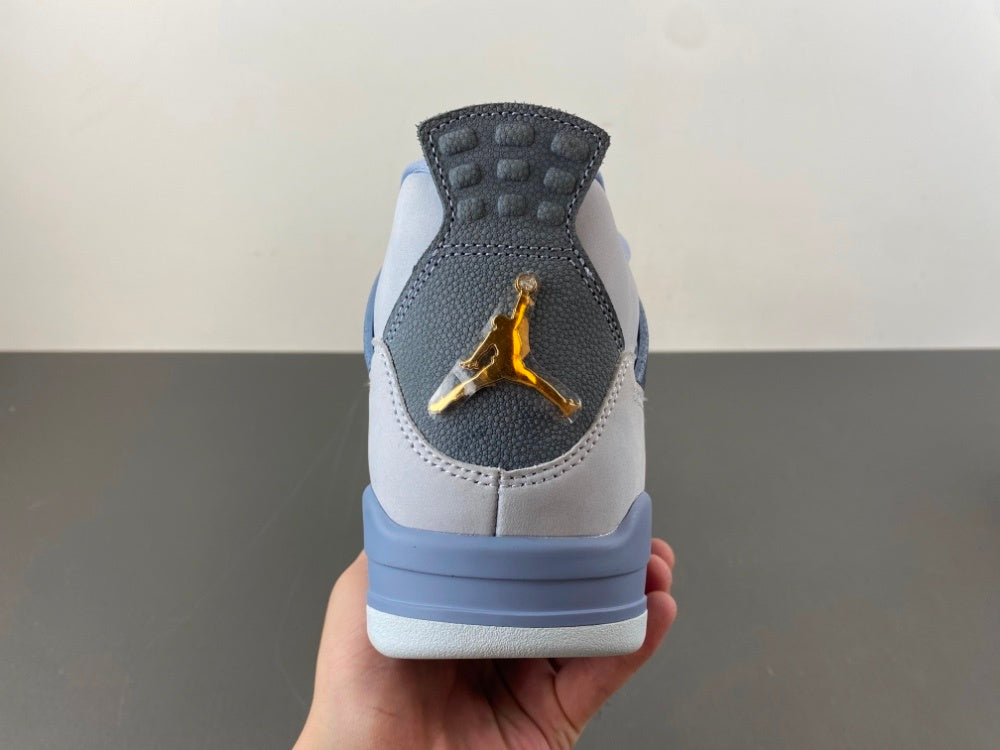 Low Top Sneakers, Gray Blue Colorway, Lace Up Design, Casual Gift for Sneaker Fans