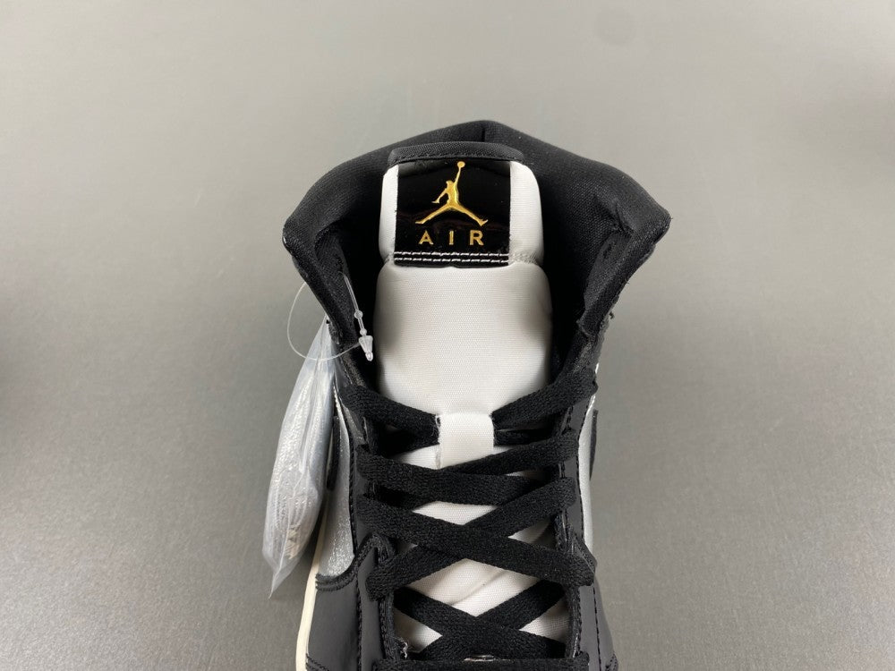 Mid Top Sneakers, Black Silver Gold Colorway, Lace Up Design, Casual Gift for Sneaker Fans