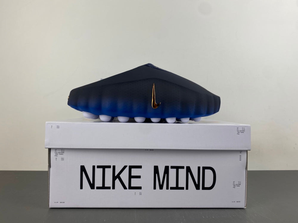 Slides, Blue Black Colorway, Slip On Design, Casual Gift for Shoe Lovers