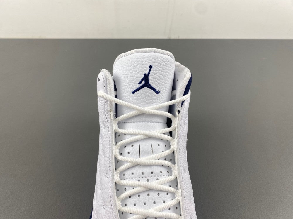 Low Top Sneakers, White Navy Colorway, Lace Up Design, Casual Gift for Sneaker Fans