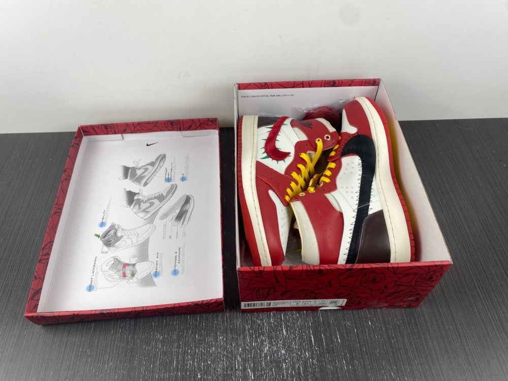 Sneakers, Burgundy White Yellow Colorway, Lace Up Design, Casual Gift for Sneaker Fans