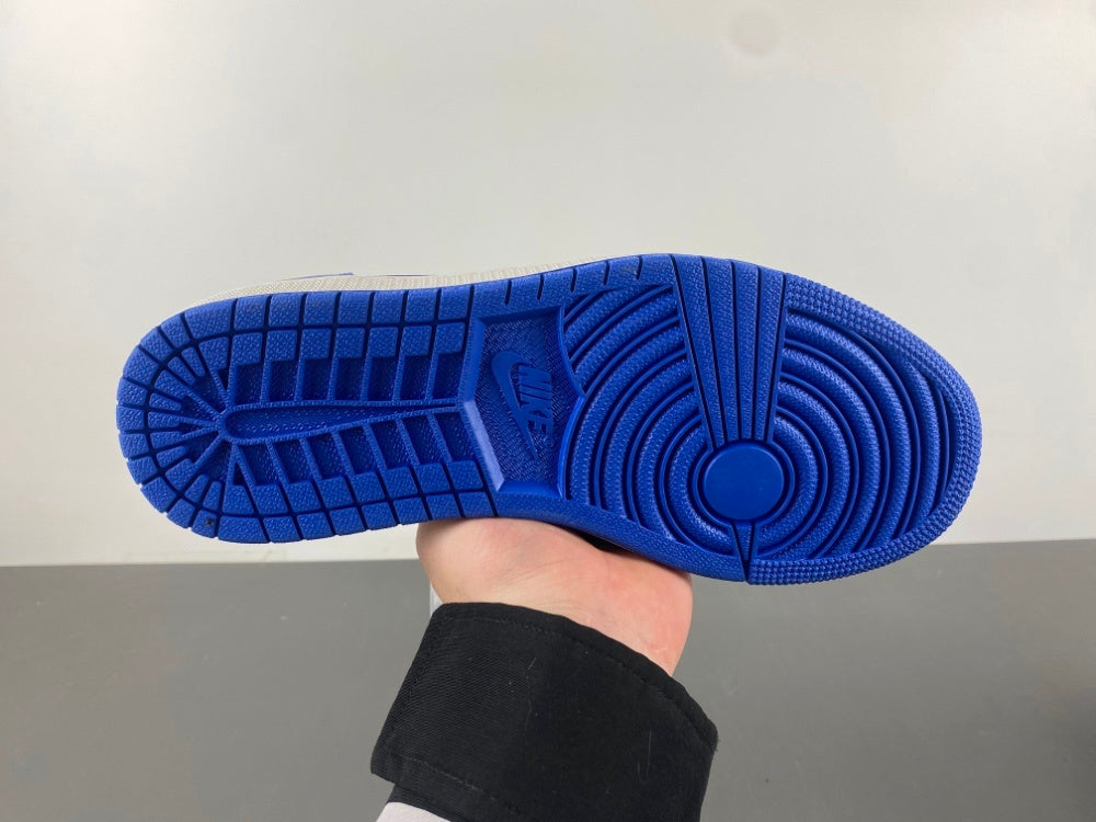Low Top Sneakers, Royal Blue Black Colorway, Lace Up Design, Casual Gift for Sneaker Fans