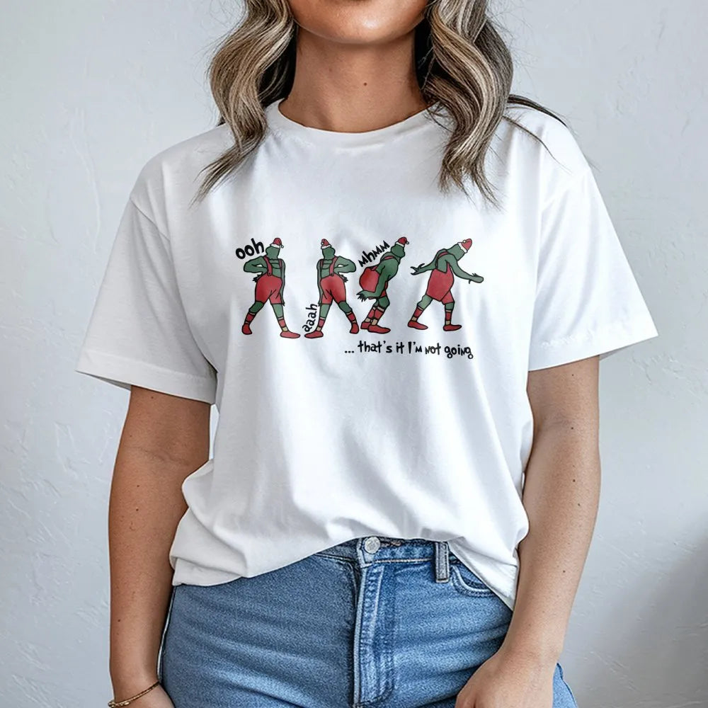 Humorous Introvert Holiday T-Shirt, That's It I'm Not Going Christmas Shirt, Sarcastic Xmas Graphic Tee, Comfy Holiday Party 