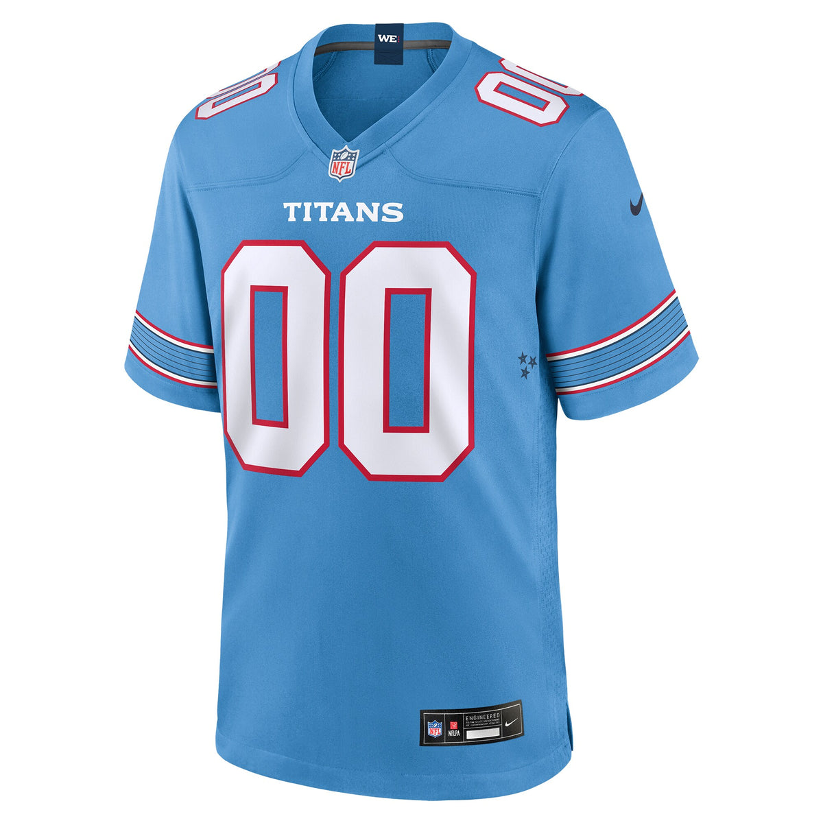 Tennessee Titans Light Blue Game Custom Jersey
