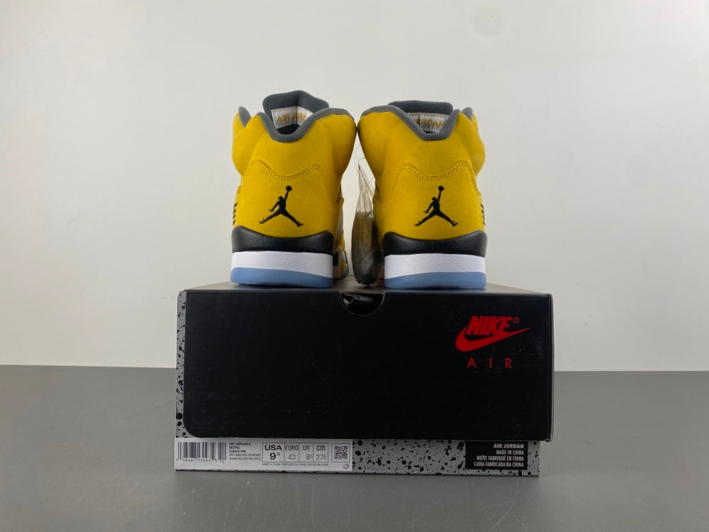 High Top Sneakers, Yellow Colorway, Lace Up Design, Casual Gift for Sneaker Fans
