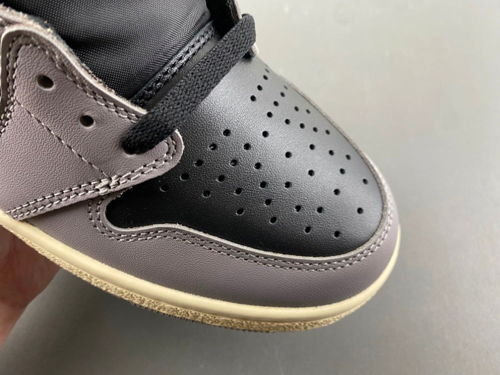 High Top Sneakers, Gray Black Colorway, Lace Up Design, Casual Gift for Sneaker Fans