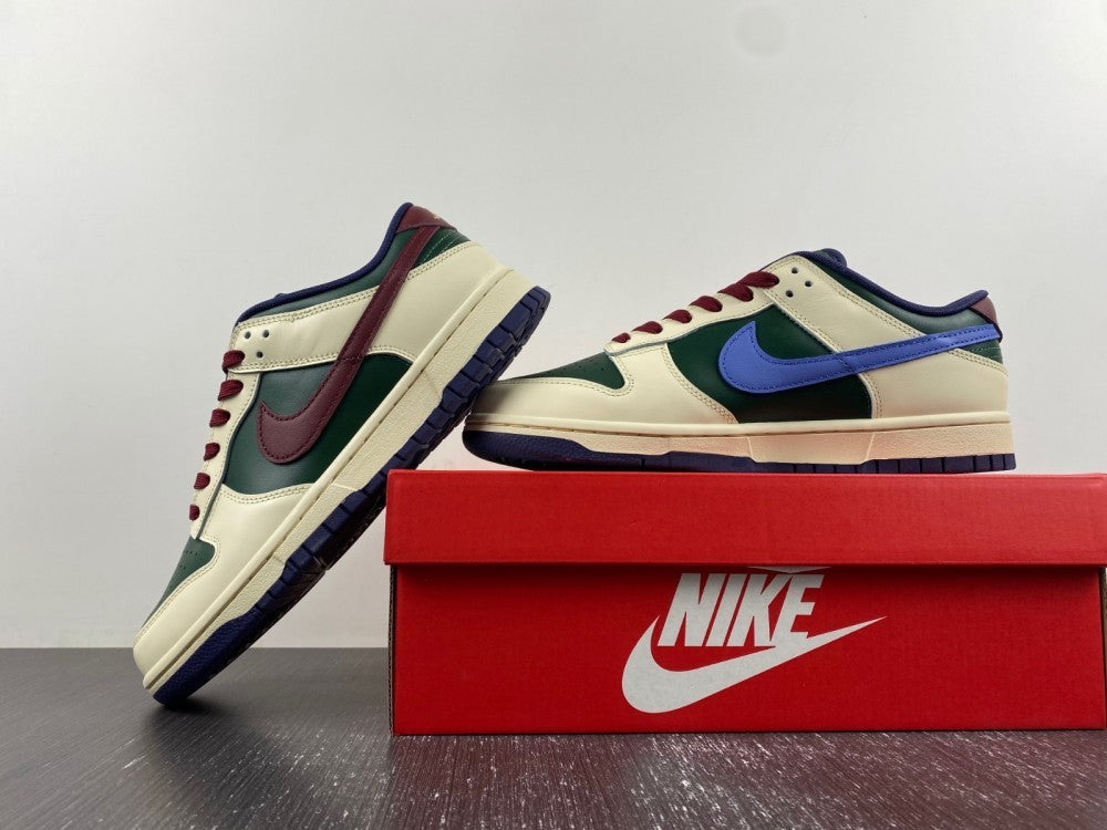 Low Top Sneakers, Army Green Off White Red Colorway, Lace Up Design, Casual Gift for Sneaker Fans