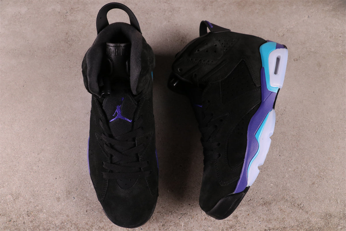 High Top Sneakers, Black Purple Colorway, Lace Up Design, Casual Gift for Sneaker Fans