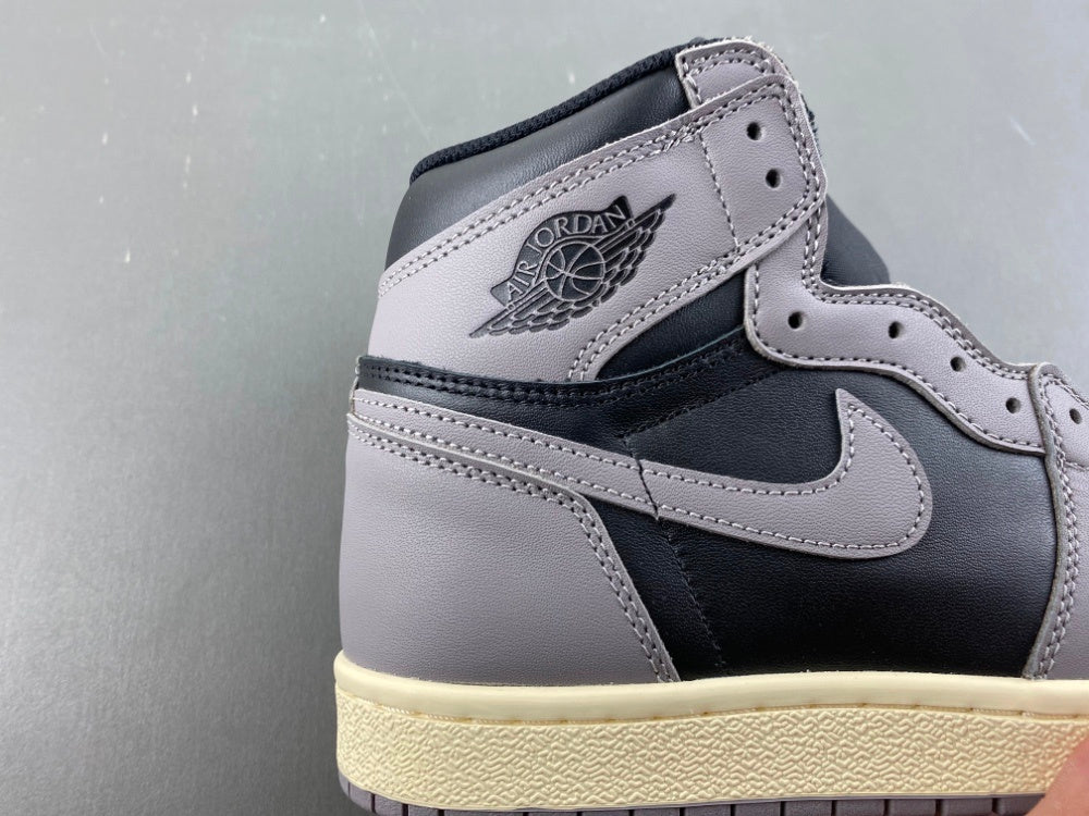 High Top Sneakers, Gray Black Colorway, Lace Up Design, Casual Gift for Sneaker Fans