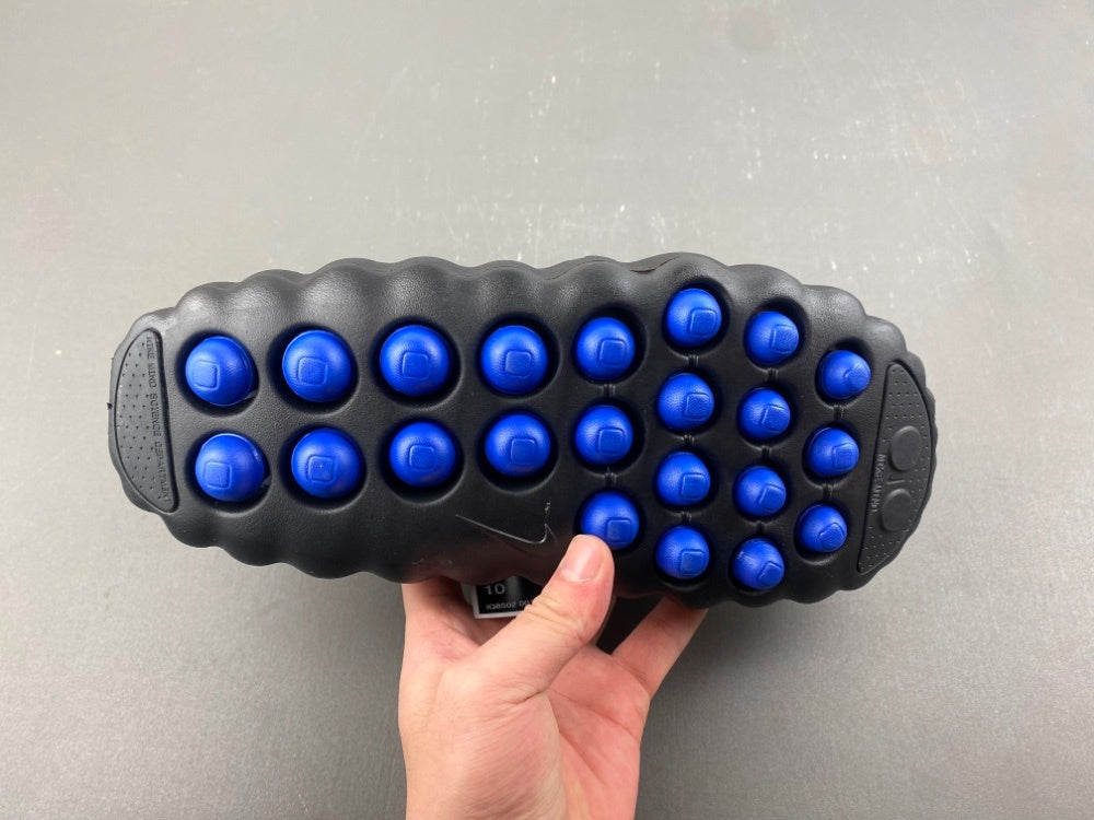 Slides, Blue Black Colorway, Slip On Design, Casual Gift for Shoe Lovers
