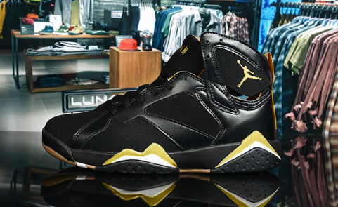 Sneakers, Black Gold Colorway, Lace Up Design, Casual Gift for Sneaker Fans