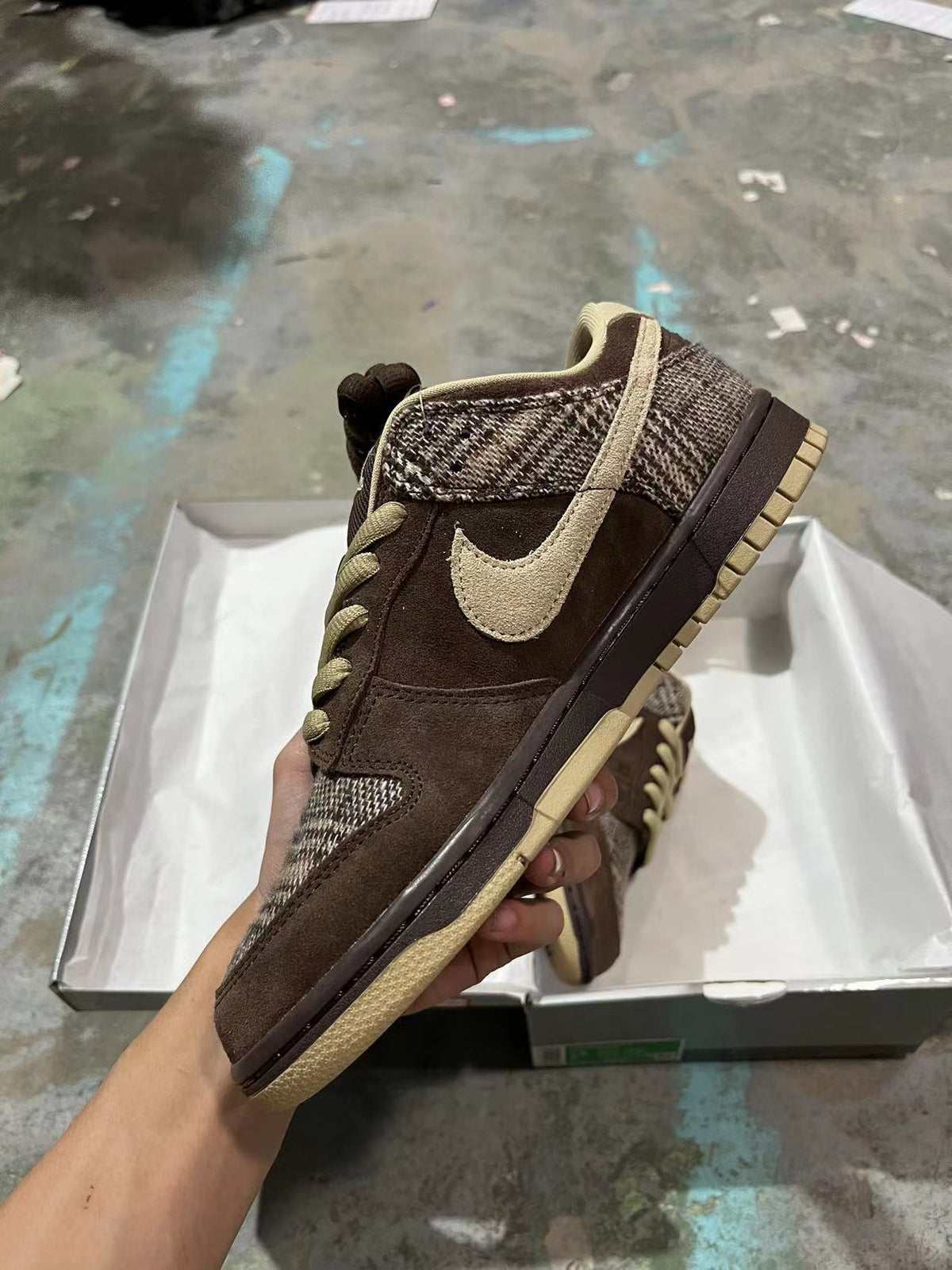 Low Top Sneakers, Brown Colorway, Lace Up Design, Casual Gift for Sneaker Fans