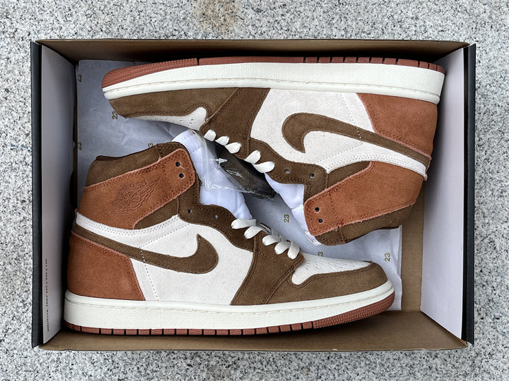 High Top Sneakers, White Brown Colorway, Lace Up Design, Casual Gift for Sneaker Fans