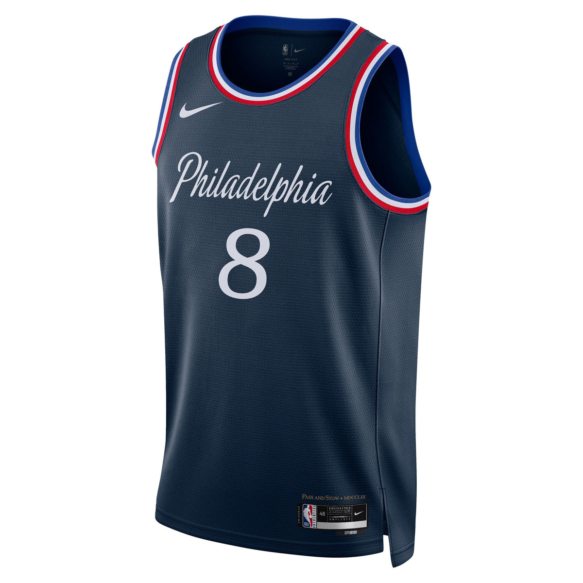 Philadelphia 76ers 2025/26 City Edition Swingman Jersey - Navy - Paul George