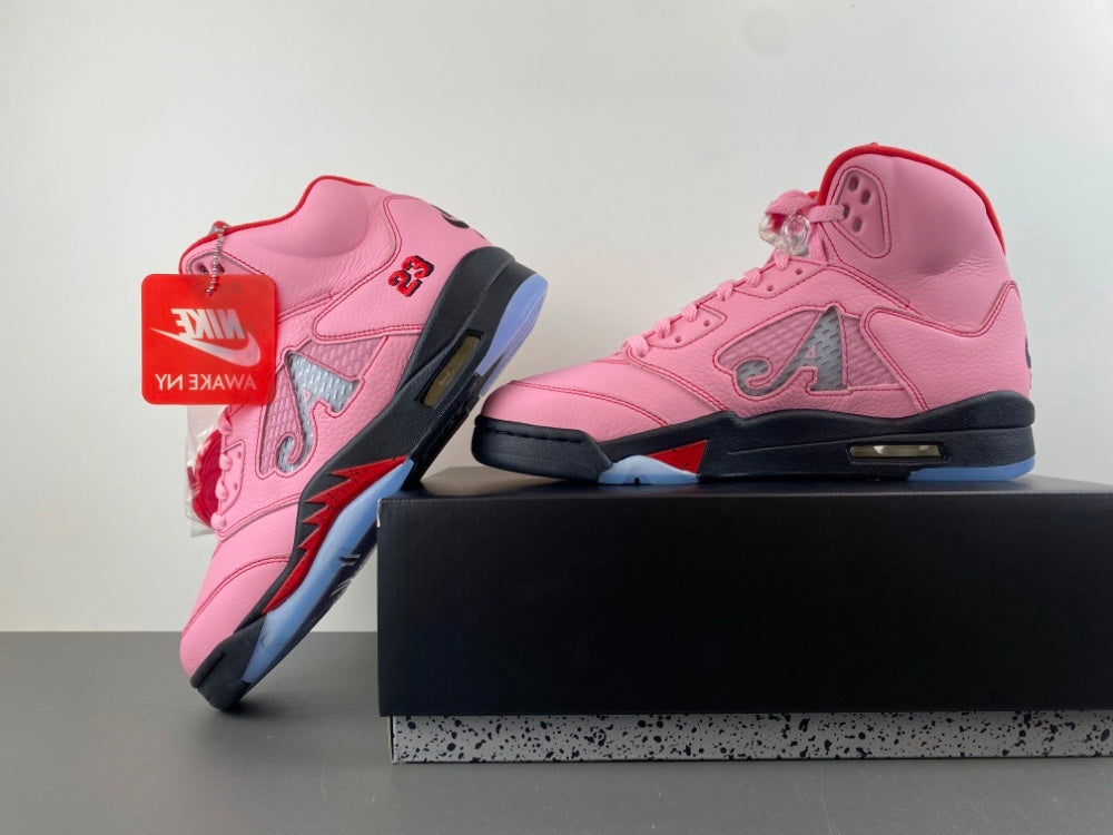 Low Top Sneakers, Pink Colorway, Lace Up Design, Casual Gift for Sneaker Fans