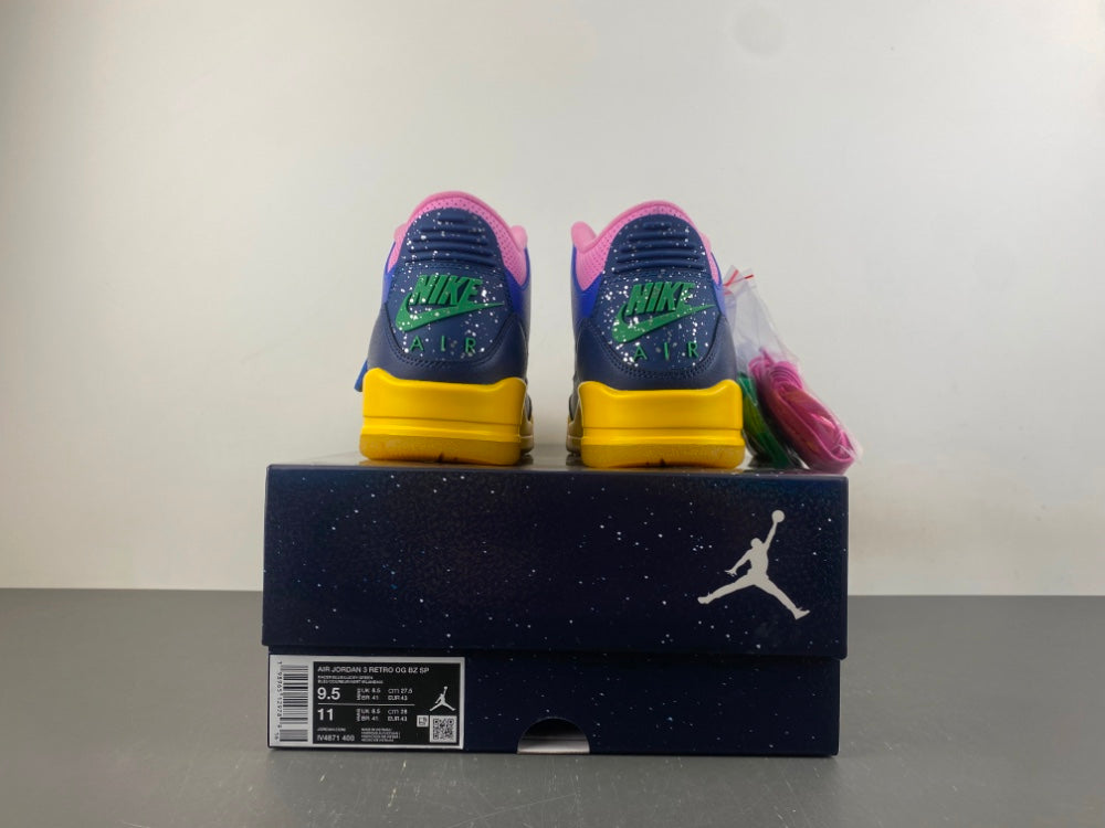 Low Top Sneakers, Royal Blue Green Pink Colorway, Lace Up Design, Casual Gift for Sneaker Fans