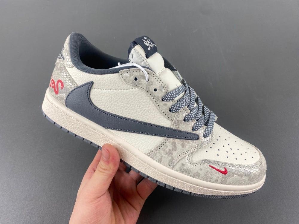 Low Top Sneakers, Off White Red Gray Colorway, Reverse Hook Design, Lace Up Design, Casual Gift for Sneaker Fans