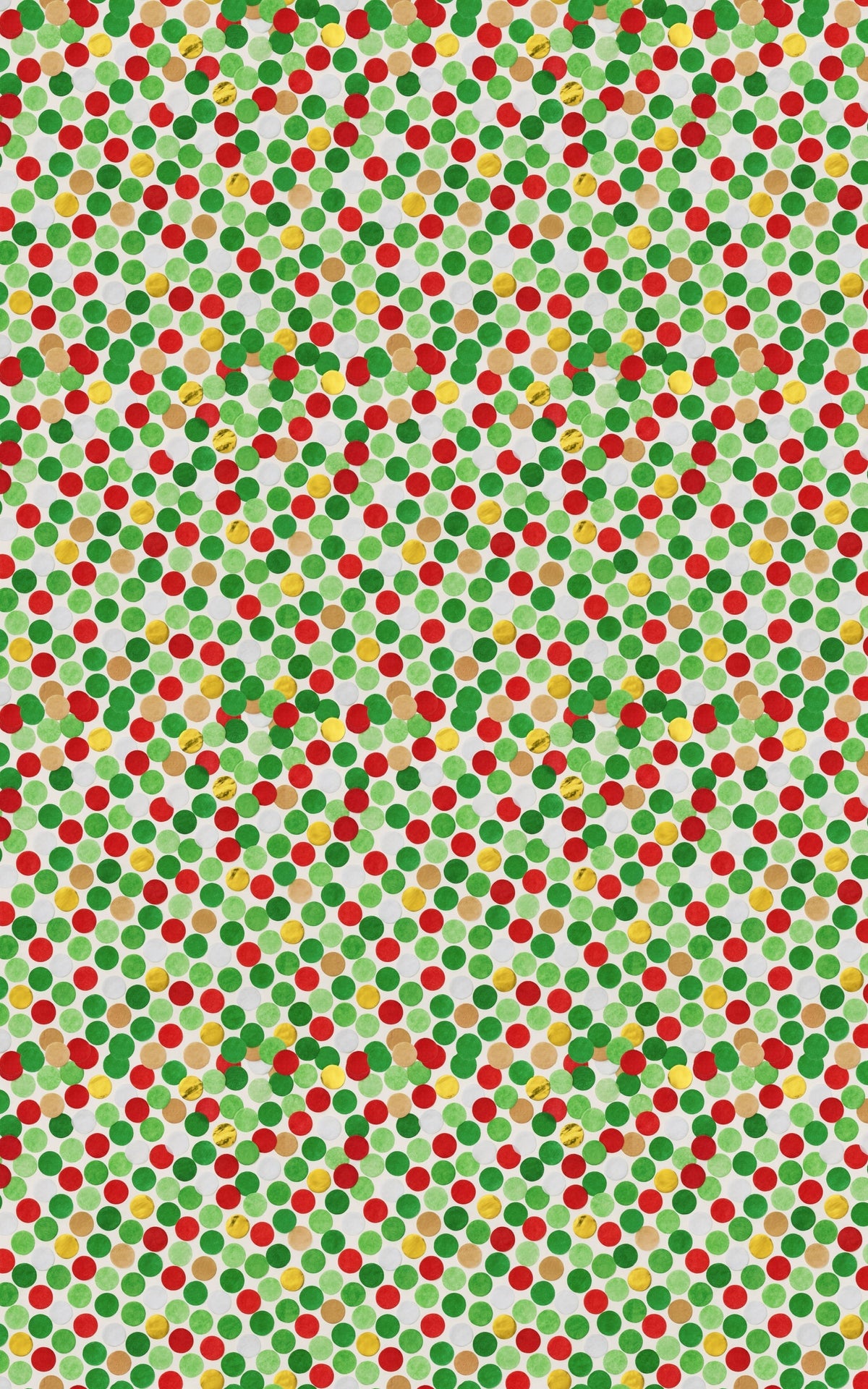 Red Green Confetti Gift Wrap, Festive Sprinkles Wrapping Paper, Modern Holiday Gift Wrapping Paper, Colorful Christmas Party 