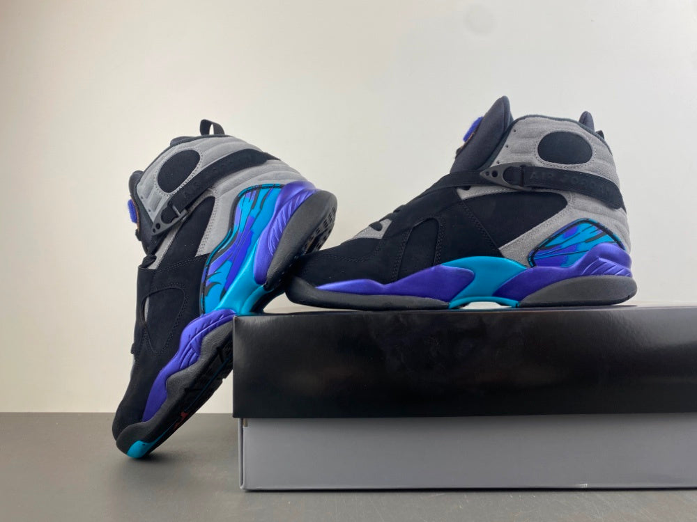 Mid Top Sneakers, Blue Black Purple Gray Colorway, Lace Up Design, Casual Gift for Sneaker Fans