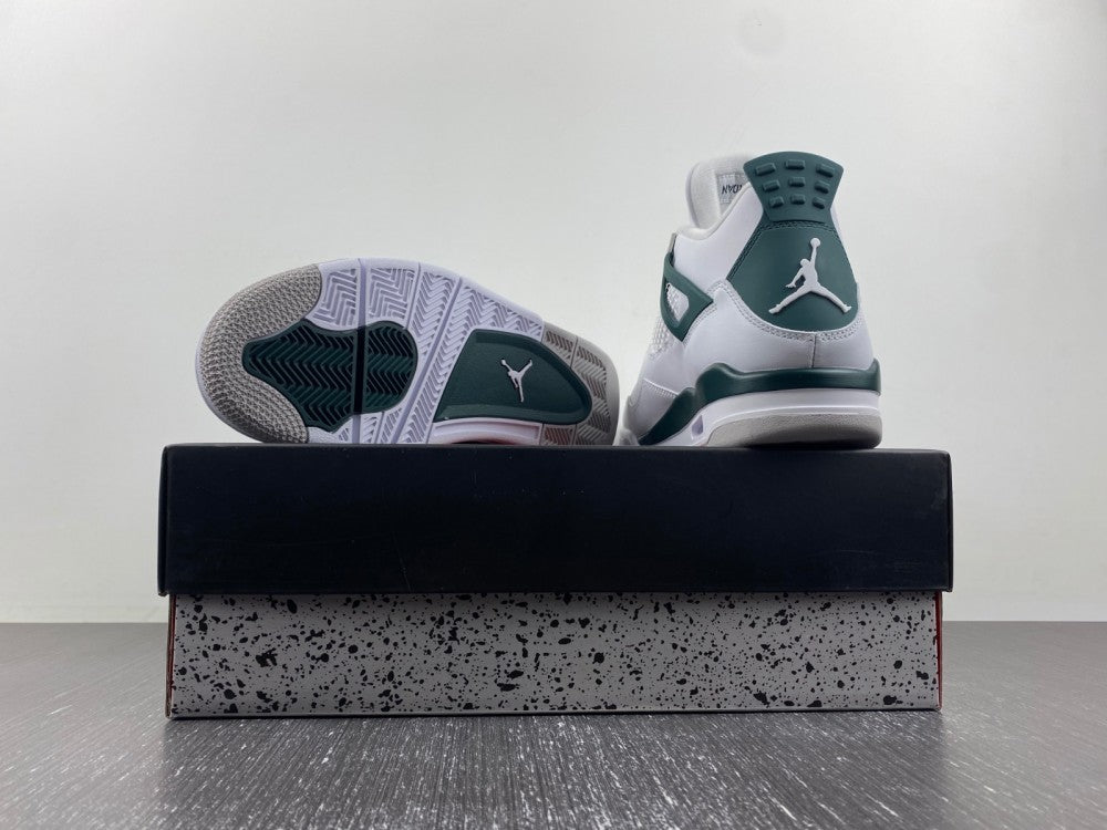 Low Top Sneakers, White Green Gray Colorway, Leather Footwear, Lace Up Design, Casual Gift for Sneaker Fans