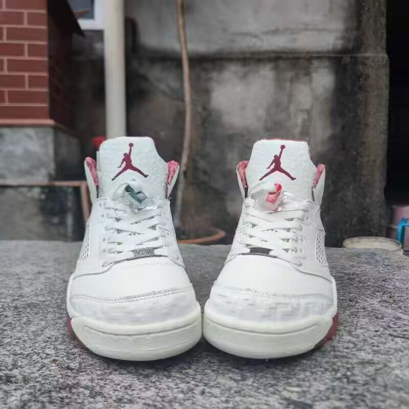 Mid Top Sneakers, White Gray Colorway, Lace Up Design, Casual Gift for Sneaker Fans