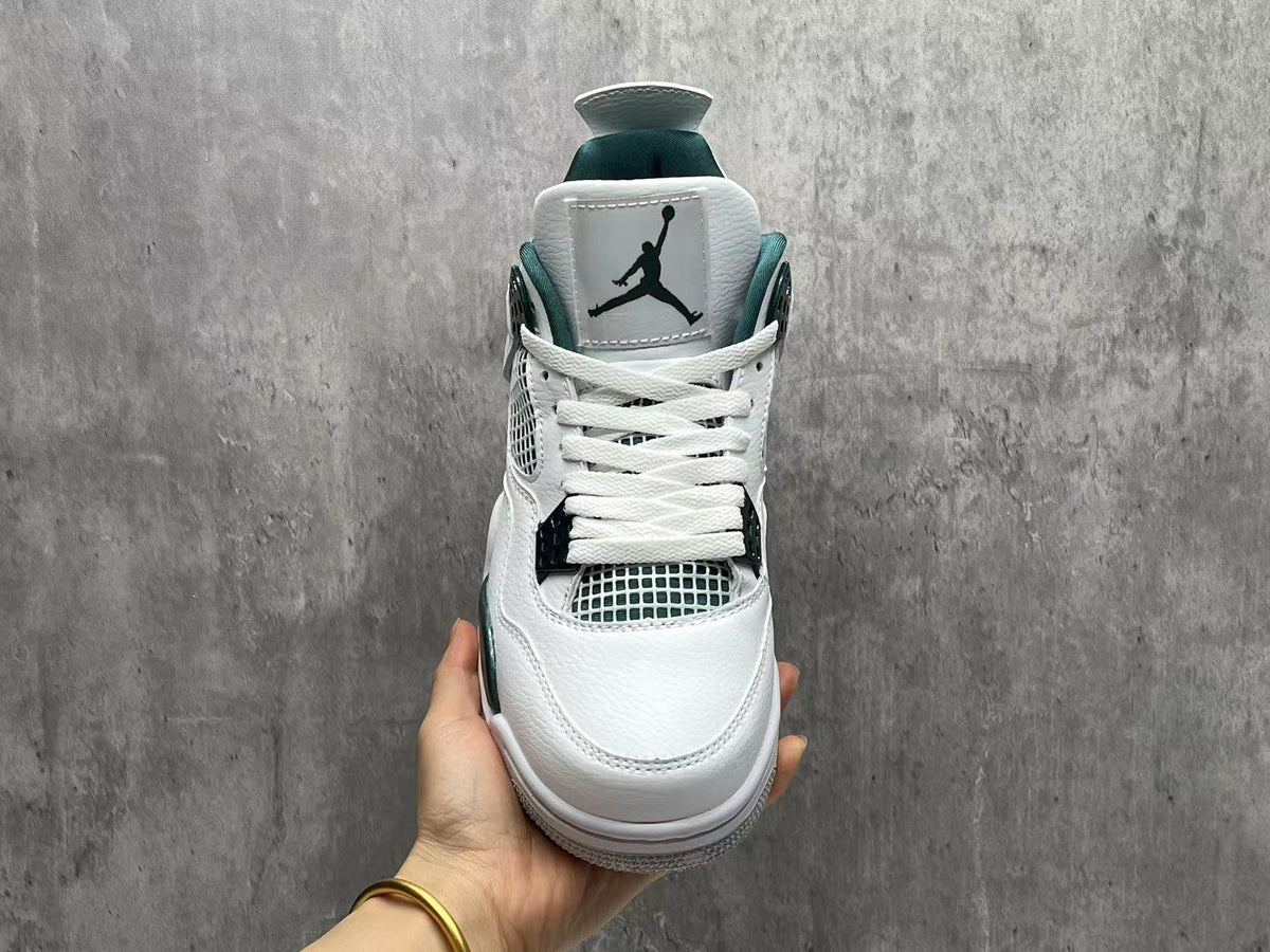 Mid Top Sneakers, Green Colorway, Lace Up Design, Casual Gift for Sneaker Fans