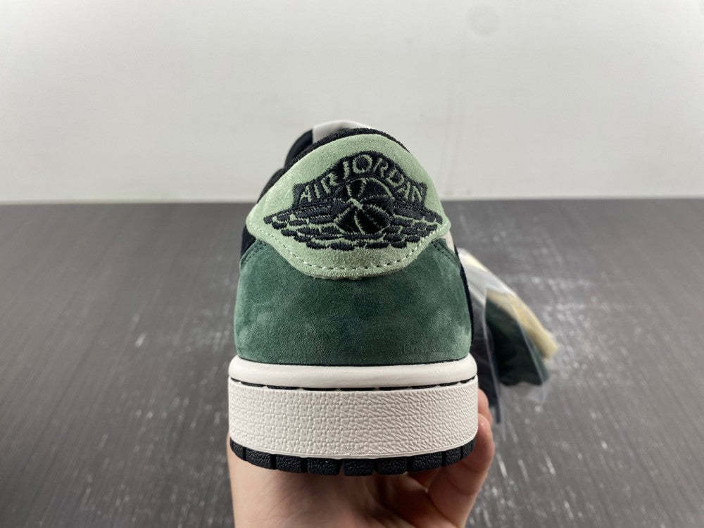 Low Top Sneakers, White Black Green Colorway, Reverse Hook Design, Lace Up Design, Casual Gift for Sneaker Fans