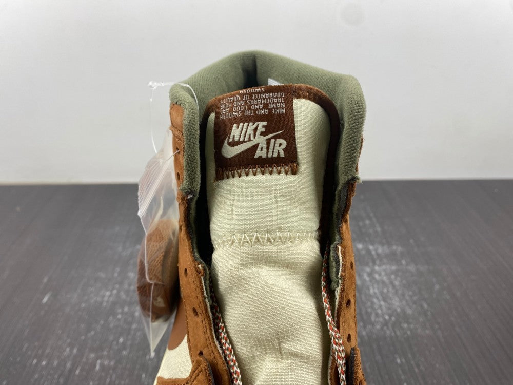 High Top Sneakers, Off White Green Brown Colorway, Lace Up Design, Casual Gift for Sneaker Fans