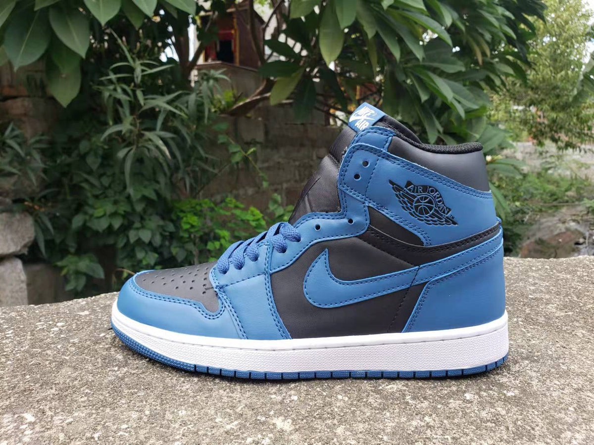 Sneakers, Royal Blue Black Colorway, Lace Up Design, Casual Gift for Sneaker Fans