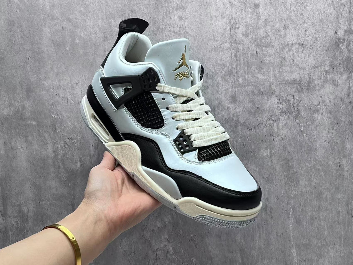 Mid Top Sneakers, Gold Colorway, Lace Up Design, Casual Gift for Sneaker Fans