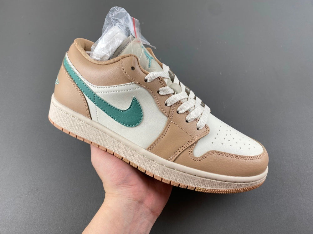 Low Top Sneakers, White Green Colorway, Lace Up Design, Casual Gift for Sneaker Fans