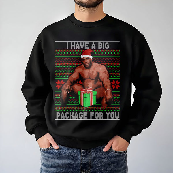 Humorous Meme Holiday Sweatshirt, Ugly Christmas Sweatshirt, Retro Xmas Party Crewneck, Humorous Christmas Sweatshirt, Unisex
