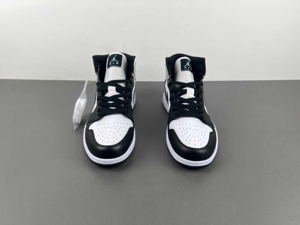 Mid Top Sneakers, White Black Silver Colorway, Lace Up Design, Casual Gift for Sneaker Fans