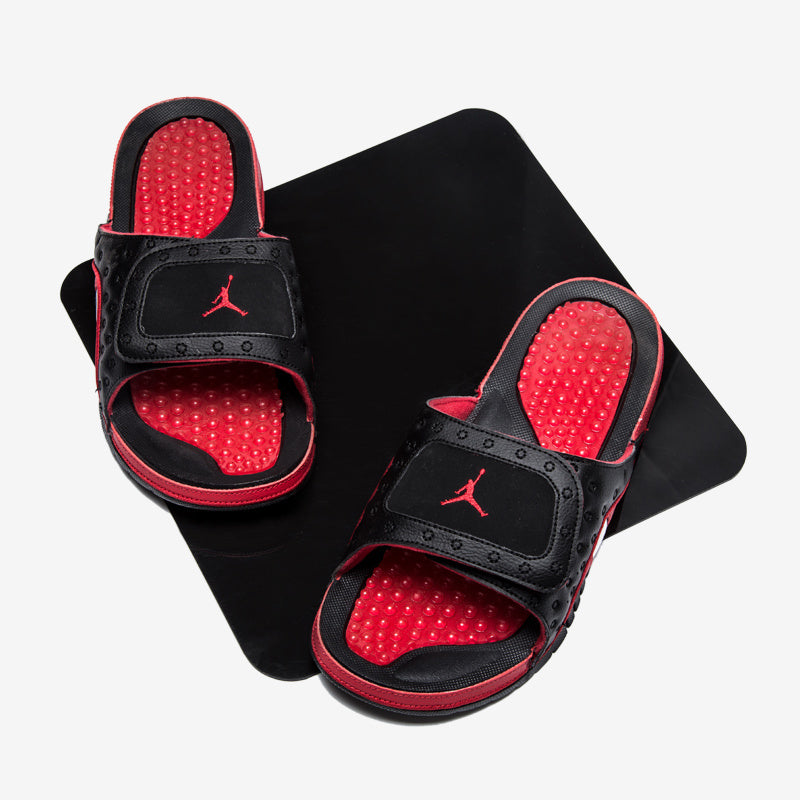 Slides, Red Black Colorway, Slip On Design, Casual Gift for Shoe Lovers