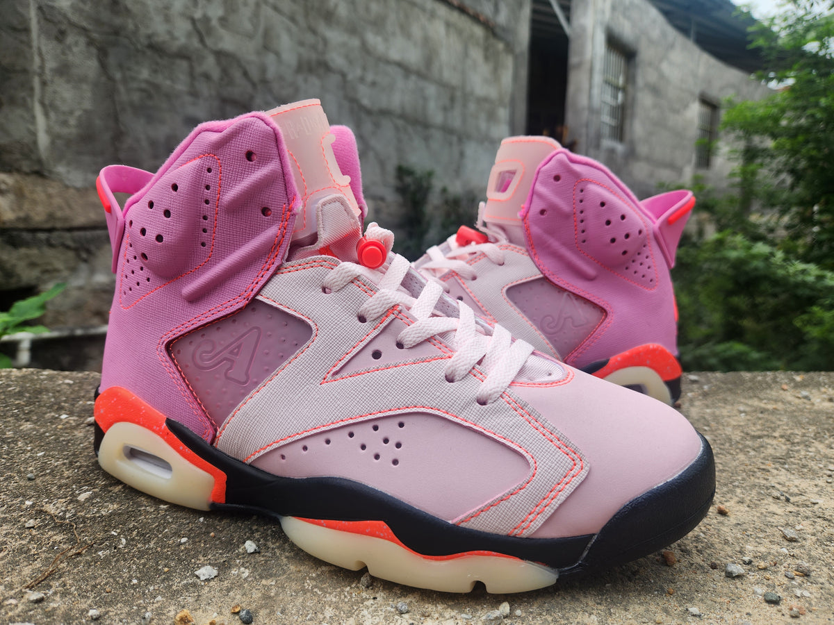 High Top Sneakers, Pink Colorway, Lace Up Design, Casual Gift for Sneaker Fans
