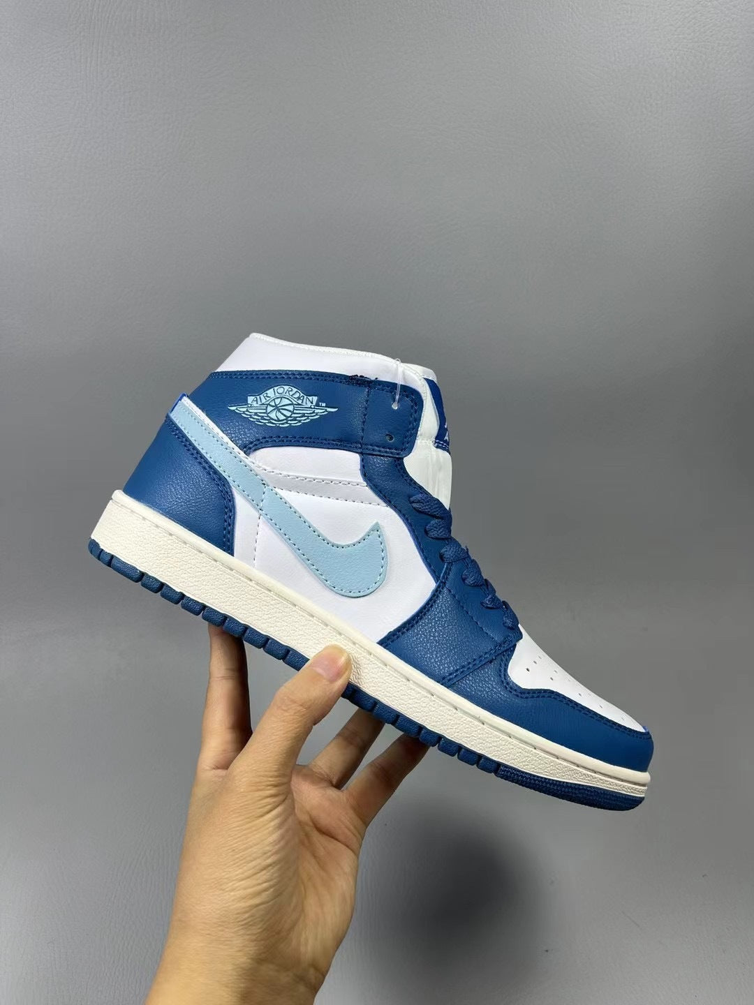 Sneakers, Blue Colorway, Lace Up Design, Casual Gift for Sneaker Fans