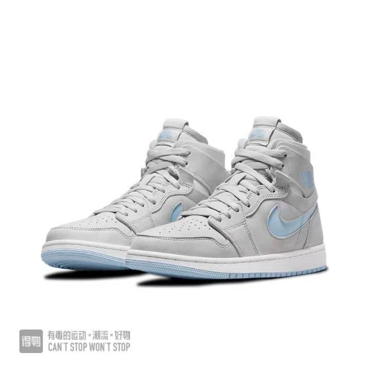 Sneakers, Blue Gray Colorway, Lace Up Design, Casual Gift for Sneaker Fans
