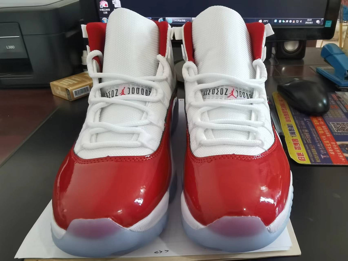 Sneakers, White Red Colorway, Lace Up Design, Casual Gift for Sneaker Fans