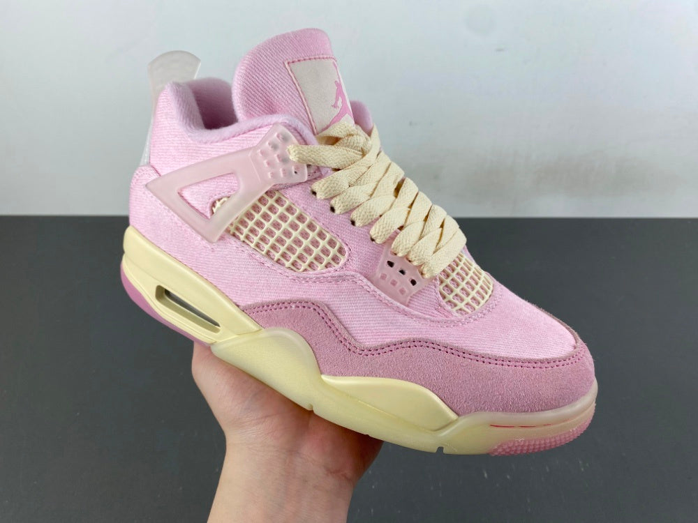 Retro Low Top Sneakers, Pink Colorway, Lace Up Design, Casual Gift for Sneaker Fans