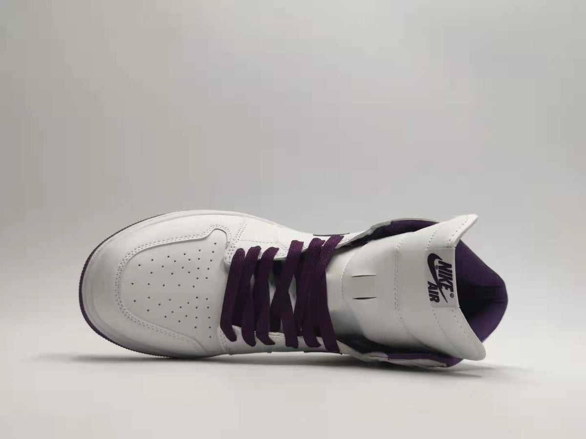 Sneakers, White Purple Colorway, Lace Up Design, Casual Gift for Sneaker Fans